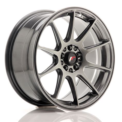 Japan Racing JR Wheels JR11 17x8 25 ET35 5x114 3 5x100 Hiper Black