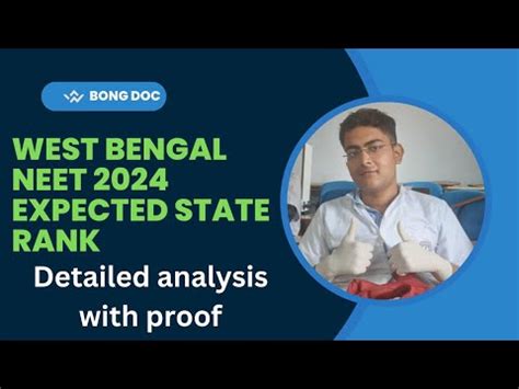 West Bengal Neet State Rank Vs Marks Expected Detailed Analysis