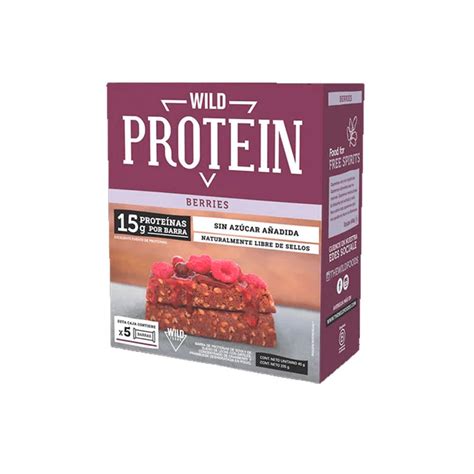 Super El Trebol Barra Wild Protein Berries 45 G