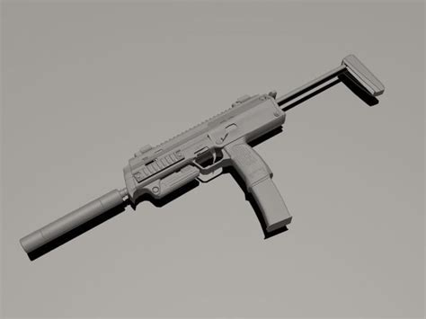 Heckler and Koch MP7 3D model | CGTrader