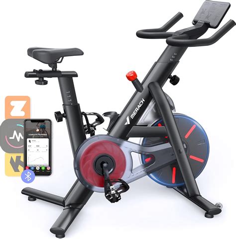 Exercise Bike Merach Bluetooth Stationary Bike For Home With Magnetic