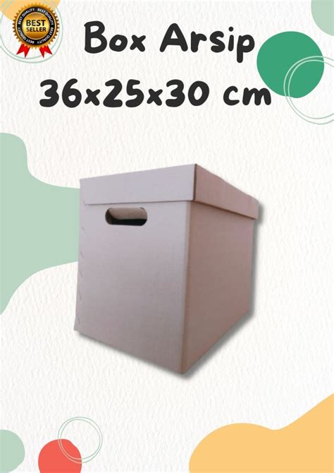 Jual Dus Arsip File Dokumen Ukuran 36x25x30cm Box File Polos Kardus