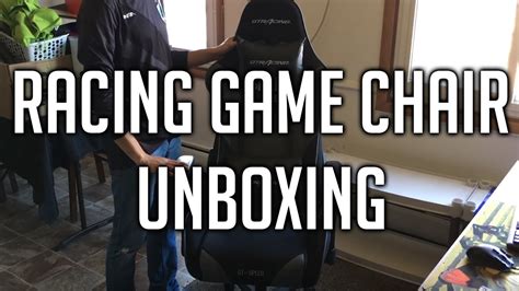 Unboxing My New Computer Gaming Chair Gtracing Assembly 2017 Youtube