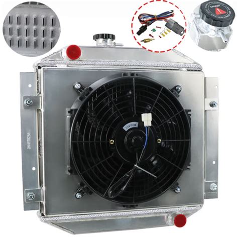 3 ROW ALUMINUM Alloy Radiator Shroud Fan Relay For Ford Escort 1971