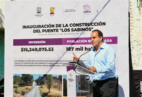 Entrega Cuauht Moc Blanco Rehabilitaci N Del Puente Los Sabinos En