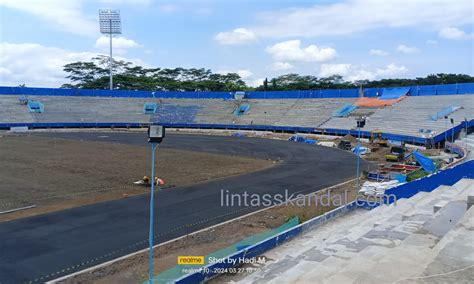 Pertengahan Maret 2024 Progres Renovasi Stadion Kanjuruhan Capai 31