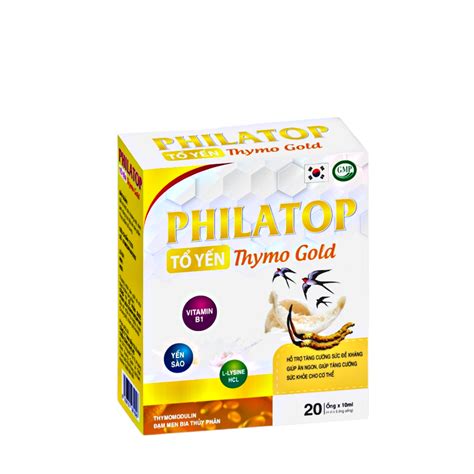 Philatop tổ yến thymo gold mediphar h 20o 10ml