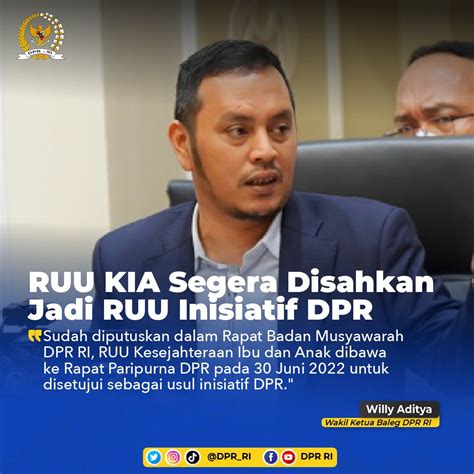 Dpr Ri On Twitter Wakil Ketua Baleg Dpr Ri Willy Aditya Mengatakan