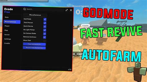 Roblox Evade Script Godmode Fast Revive Free Gamepass Autofarm Pastebin