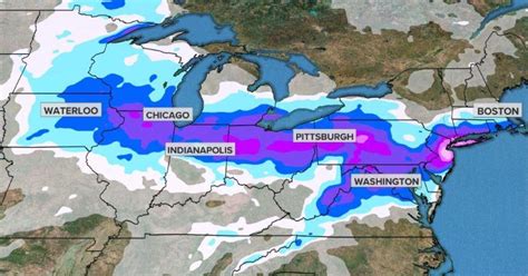 Major Snowstorm To Impact Million People Across Midwest And