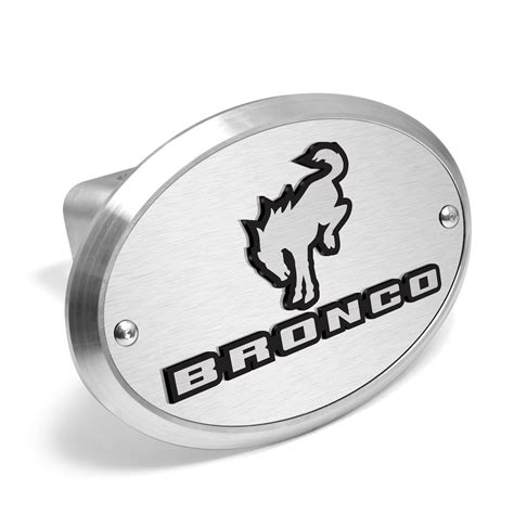 Ipick Image Made For Ford Bronco 3d Logo On Brushed Oval Etsy