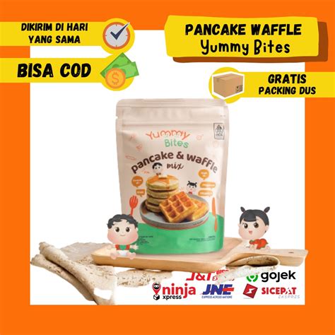 Jual Yummy Bites Pancake Waffle 130g Tepung Premix Mix Camilan Mpasi