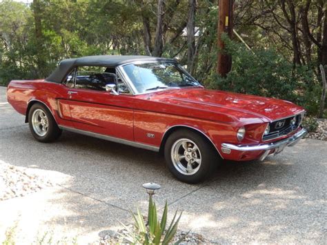 1968 Red Mustang Convertible - Full Restomod - Classic Ford Mustang ...