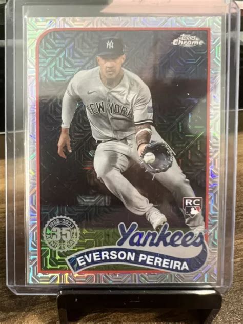 Topps T C Everson Pereira E Anniversaire Chrome Rc