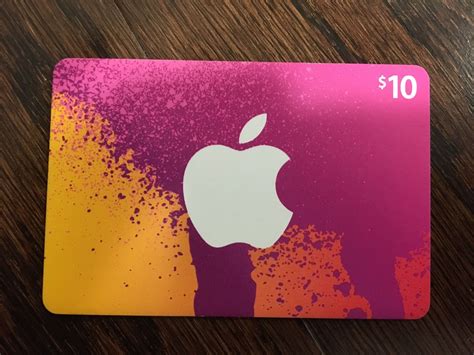 ITunes Gift Card 10 USA Photo Of The Back Side SALE