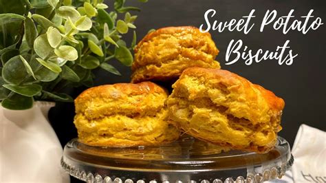 How To Make Southern Sweet Potato Biscuits With Cinnamon Honey Butter Glaze Youtube