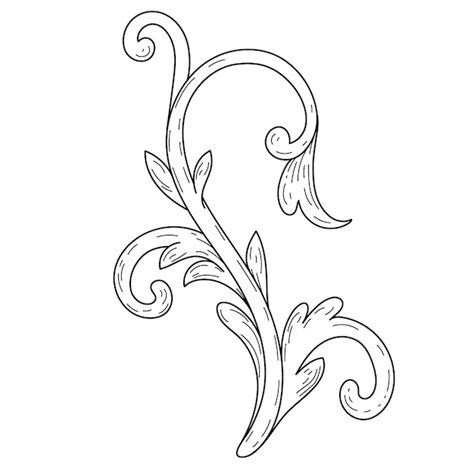 Premium Vector Vintage Baroque Ornaments Swirl Decorative Design