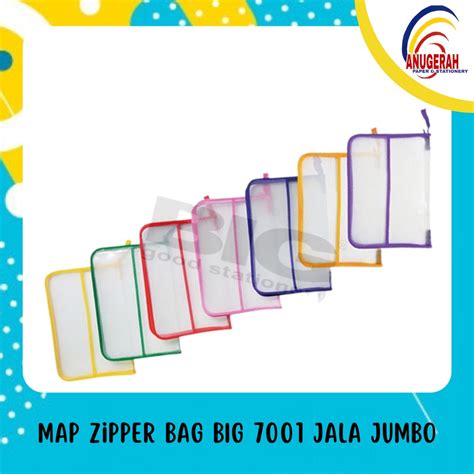 Jual MAP ZIPPER BAG RESLETING BIG TS 7001 JALA JUMBO PCS Shopee