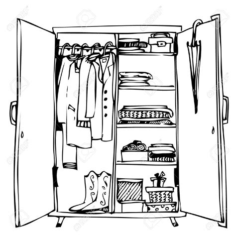 The best free Wardrobe drawing images. Download from 125 free drawings of Wardrobe at GetDrawings