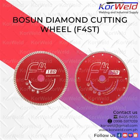 BOSUN DIAMOND CUTTING WHEEL F4ST Commercial Industrial