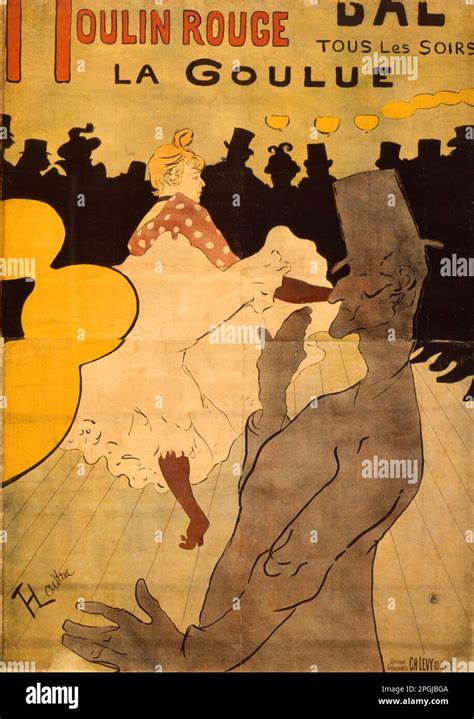 Moulin Rouge La Goulue 1891 By Henri De Toulouse Lautrec Stock Photo