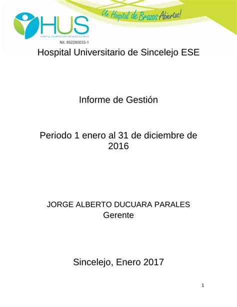 Pdf Informe De Gesti N Husincelejo Gov Co De Los