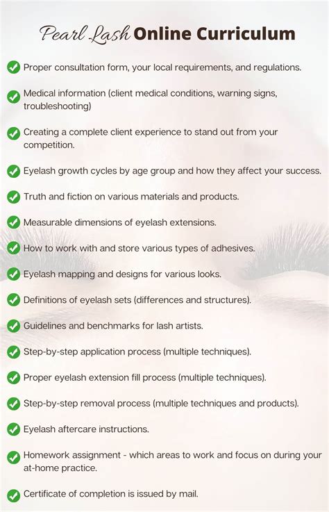 Online Classic Eyelash Extension Training And Certification At Your