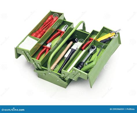 Toolbox With Tools Stock Image Image Of Cantilever 299396059