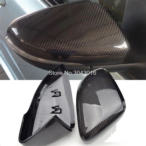 For Volkswagen Vw Golf 6 Gti R20 Mk6 2008 2012 Without Lane Assit Carbon Fiber Mirror Cover 1 1