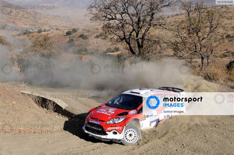 Evgeny Novikov Rus Ford Fiesta Rs Wrc On Stage Fia World Rally