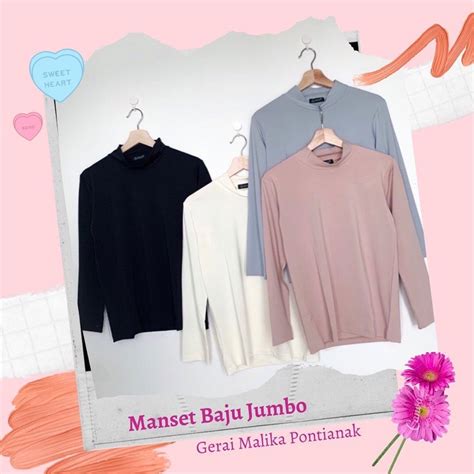 Jual Manset Baju Jumbo Wanita Pria Dalaman Pakaian Cewek Cowok Kaos