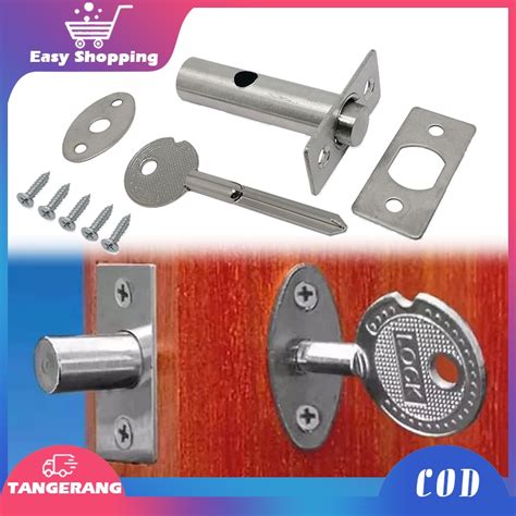 Jual Set Kunci Tambahan Pintu Rumah Kamar Door Bolt Kunci Grendel Slot