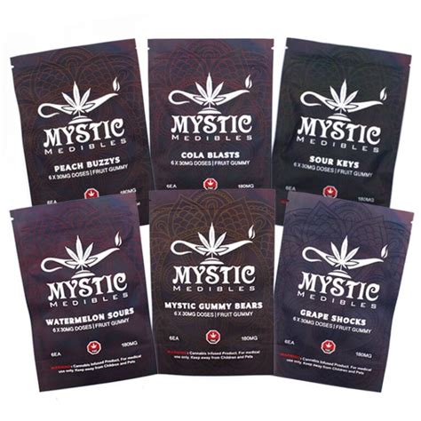 Mystic Medibles Cannabis Fruit Gummies 180mg Thc Top Bc Cannabis Online Dispensary