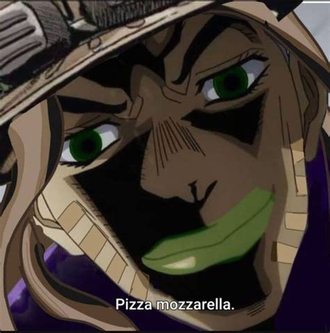 Pizza Mozzarella Jojo S Bizarre Adventure Anime Jojo Anime Jojo Bizzare Adventure