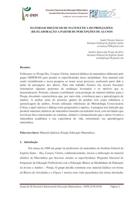 PDF MATERIAIS DIDÁTICOS DE MATEMÁTICA DO PROEJA sbem iuri0094