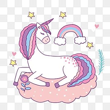 Unicorn Cloud PNG Transparent A Unicorn Resting On A Cloud Unicorn