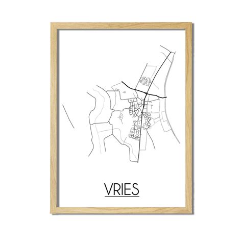 Vries Plattegrond Poster Designclaudshop