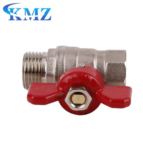 Bspp Npt Female Cw N Forged Nickel Plated Ball Valves High Pressure