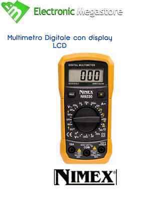 Multimetro Digitale Con Display Lcd V Nimex Ni Funzionale E