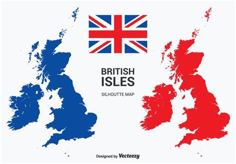 Mapa De La Silueta Del Vector De Las Islas Británicas 157762 Vector En Vecteezy