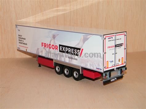 VOLVO FH 500 2020 REMORQUE FRIGO TRANSPORTS FRIGOREXPRESS ELIGOR 1 43