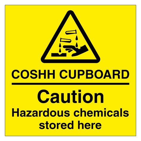 COSHH Cupboard Sign Aston Safety Signs