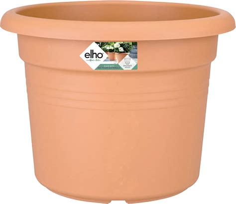 Amazon Elho Green Basics Cilinder Flower Pot For Outdoor