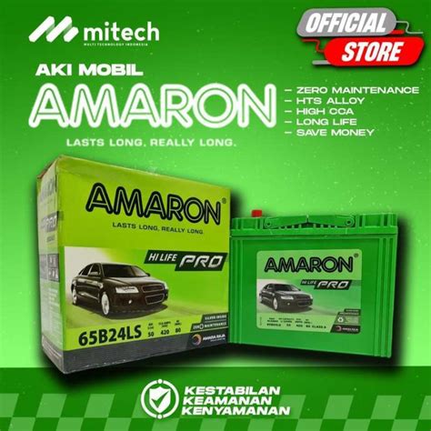 Jual Aki Mobil Toyota Yaris Ns Ls B Ls Amaron Hi Life Pro V