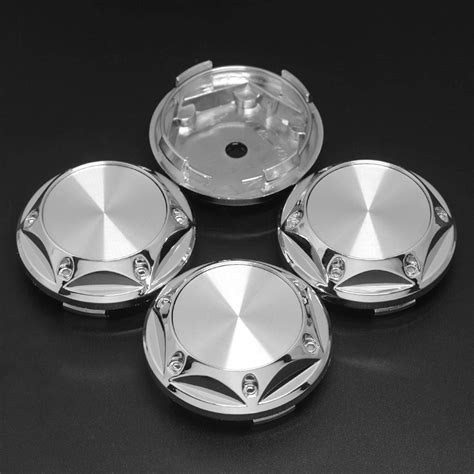 Buy Washzd Pcs Mm With Mm Red Silver Aluminum Sticker Car Hub Cap