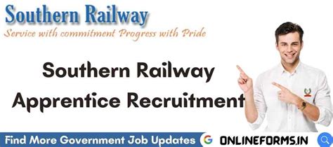 Southern Railway Apprentice Recruitment 2024 2438 Vacancy