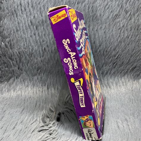 Mavin Disney Sing Along Songs Topsy Turvy Hunchback Of Notre Dame Vhs
