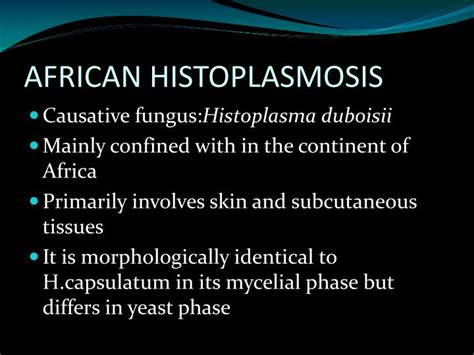 Ppt Histoplasmosis Powerpoint Presentation Id6879713