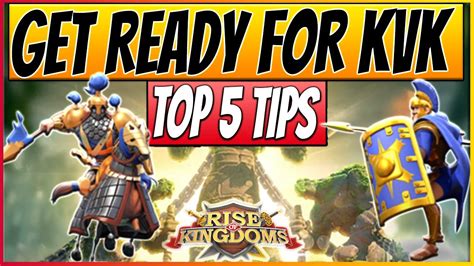 Top Tips To Prepare For Kvk Rise Of Kingdoms Guide Youtube