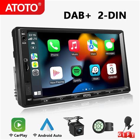 ATOTO Receptor Est Reo F7 XE Para Coche Radio 2 Din Con DAB Plus